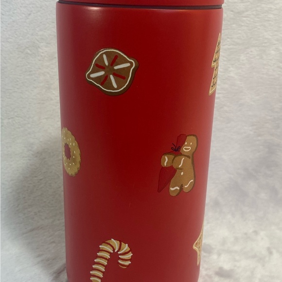 Starbucks 2025 Holiday Red Gingerbread Cookie SS Tumbler NWOT - Picture 2 of 10